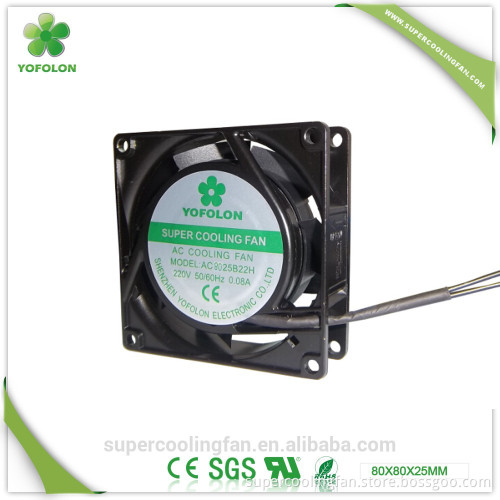 High airflow AC 8025 cooling fan 220V for laotop